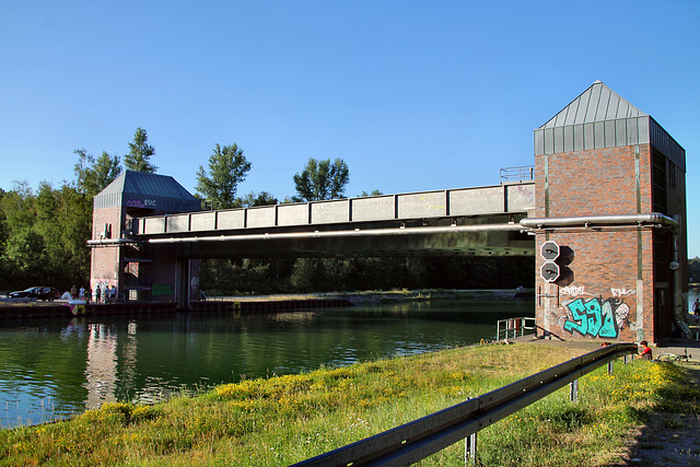 Datteln-Hamm-Kanal, Sicherheitstor (Bergkamen) / 29.06.2019