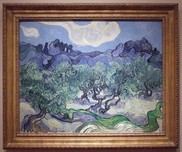 Olive Trees by Van Gogh in the Museum of Modern Art, August 2010