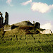 England-Reise im März 1989: Corfe Castle (PiP)