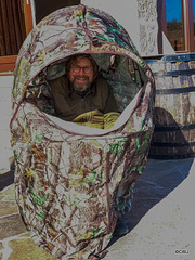Camouflage Seat - cheaper than buying a 600mm lens!