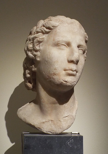 Marble Portrait Head of a Hellenistic Ruler from the Athenian Acropolis in the Metropolitan Museum of Art, June 2016