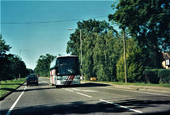 Vale of Llangollen Travel coach near Baldock – Jun 1998 (400-16)