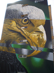 Eagle mural, by Styler.