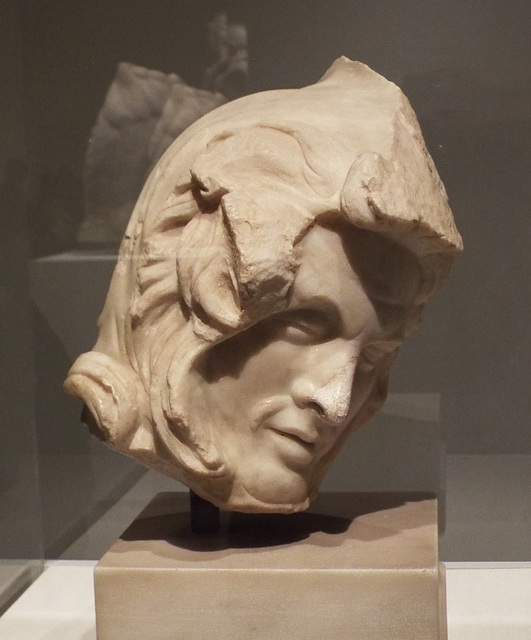 Marble Head of a Dying Persian from the Palatine Hill in the Metropolitan Museum of Art, July 2016