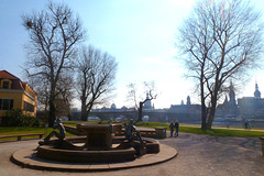 Radfahren im Frühling - Dresden bis Pillnitz