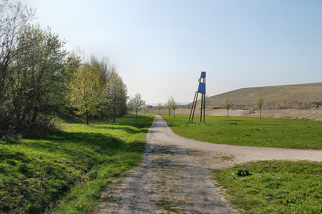 Der Korridorpark auf der Halde Großes Holz (Bergkamen) / 9.04.2017