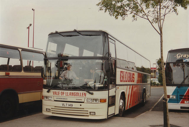 Vale of Llangollen Travel VLT 149 (L4 VLT) at Ferrybridge – 6 Sep 1996 (326-10)
