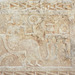 Detail of the Sandstone Stela in the Archaeological Museum of Madrid, October 2022