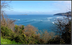 Mundaka e isla de Izaro
