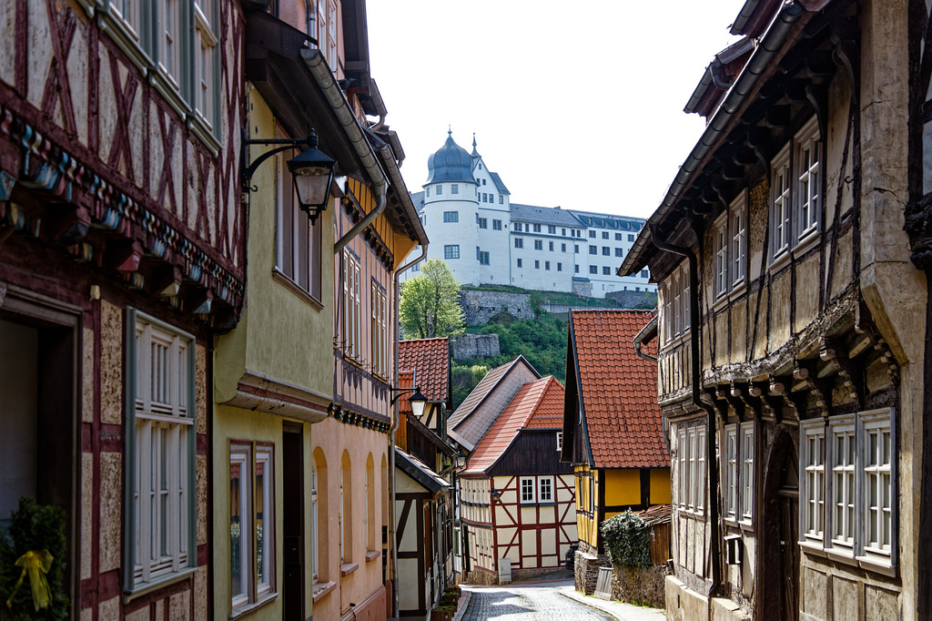 Stolberg Harz - Blick zum Schloss