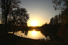 Sonnenuntergang am See