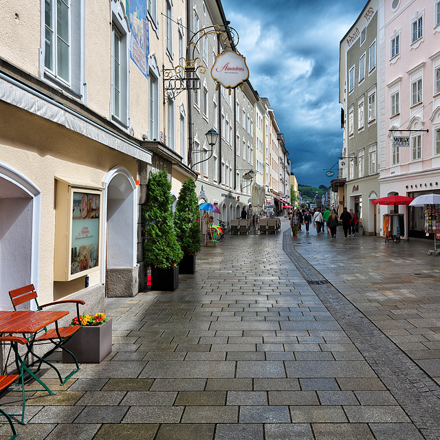 Unwetter über Salzburg