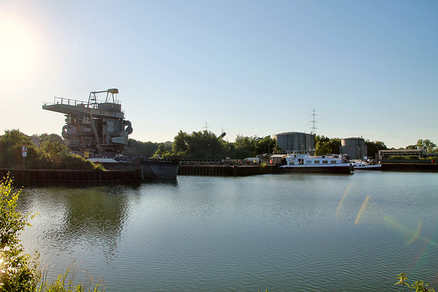 Kohlehafen des Kraftwerks Bergkamen / 29.06.2019