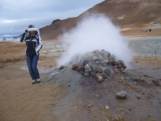 Islande/Iceland/Island : brasero naturel