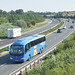 DSCF4457 Freestone’s Coaches (Megabus contractor) YN14 FVR on the A11 at Red Lodge - 1 Sep 2018