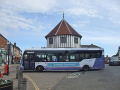 DSCF5147 First Eastern Counties 47511 (SN64 CRX) in Wymondham - 13 Oct 2018