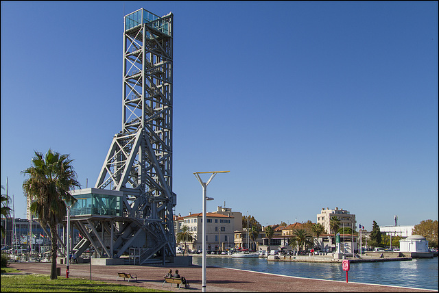 HBM - Le pont transbordeur - Die Hubbrücke - The lift bridge