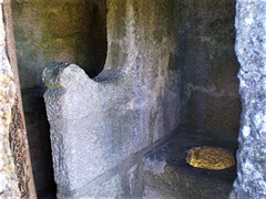 Toilet in the castle.