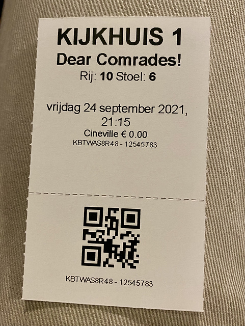 Ticket for Dear Comrades!