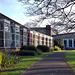 Impington Village College - Adult wing and asssembly hall from N 2015-04-21