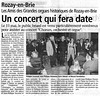 Concert à Rozay-en-Brie le 13 mai 2011