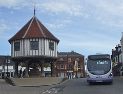 DSCF5146 First Eastern Counties 47511 (SN64 CRX) in Wymondham - 13 Oct 2018