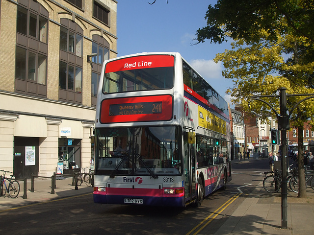 DSCF1567 First Eastern Counties Buses LT02 NVX in Norwich - 11 Sep 2015