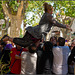 Stage Diving beim Volksfest