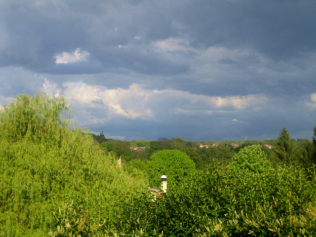 Ciel d'orage sur la Moselle