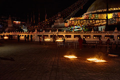 Kathmandu at Night, Boudhanath Stupa, Nepal 2014