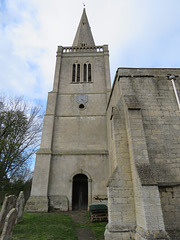 deeping st james priory church, lincs (7) early c18 tower