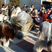 Bulgaria, Blagoevgrad, Dancing during the Carnival "Procession of the Kukers"