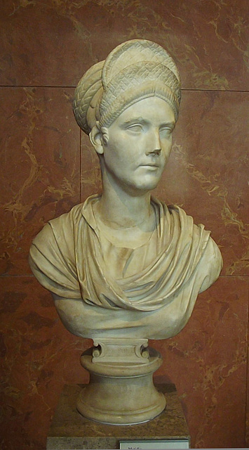 Bust of Matidia in the Louvre, June 2014