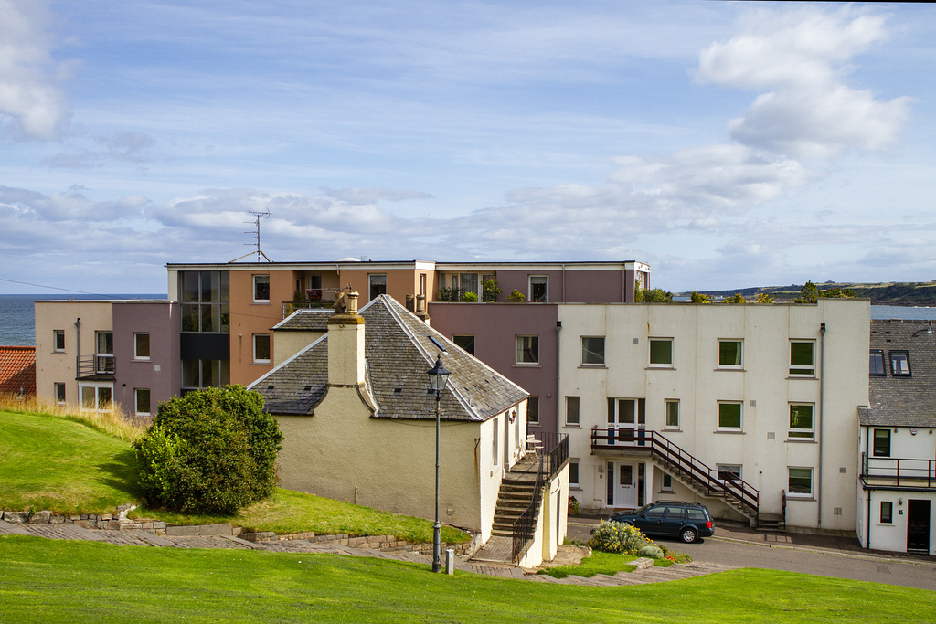 St Andrews Harbour Houses Rear View, 2015