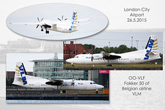 VLM OO-VLF London City Airport - London - 26.5.2015