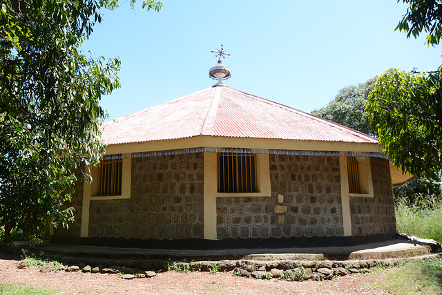 Ethiopian Church on the Island of Entons on the Lake of Tana