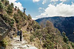 Walking to Triund