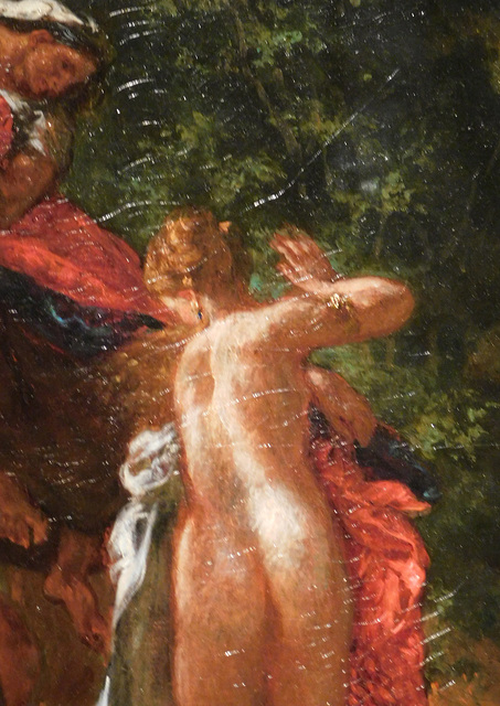 Detail of Marphise by Delacroix in the Metropolitan Museum of Art, January 2019