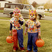 Halloween Clown and Bunny Girls, 1979