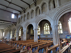 deeping st james priory church, lincs (11) c12 arcade c13 clerestory