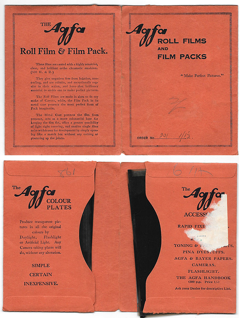 Agfa Roll Films & Film Packs - negative wallet