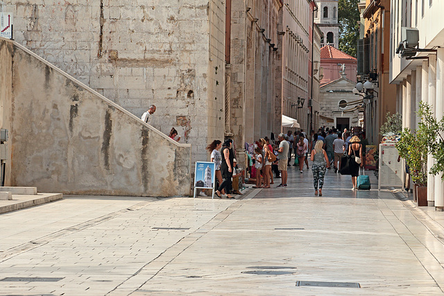 Zadar - Der Aufgang zum Glockenturm