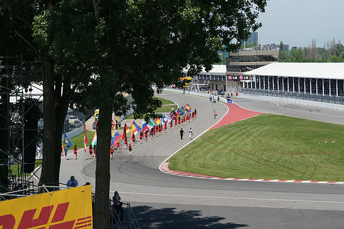 Grid Parade At The Canadian F1 Grand Prix 2012