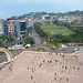 Uganda, Kampala, View from the Minaret at Gaddafi National Mosque to the West and Down