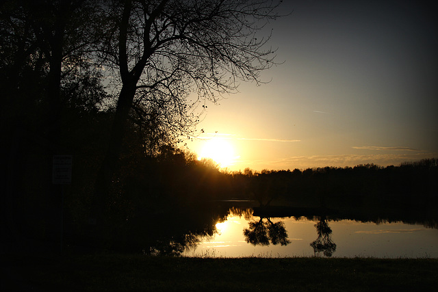 Sonnenuntergang am See