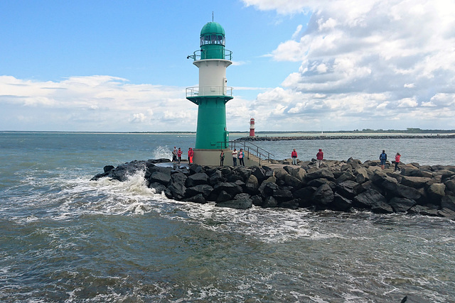 Hafeneinfahrt Warnemünde