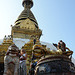 Kathmandu, The Upper Stage of the Ascent to the Swayambhunath Temple