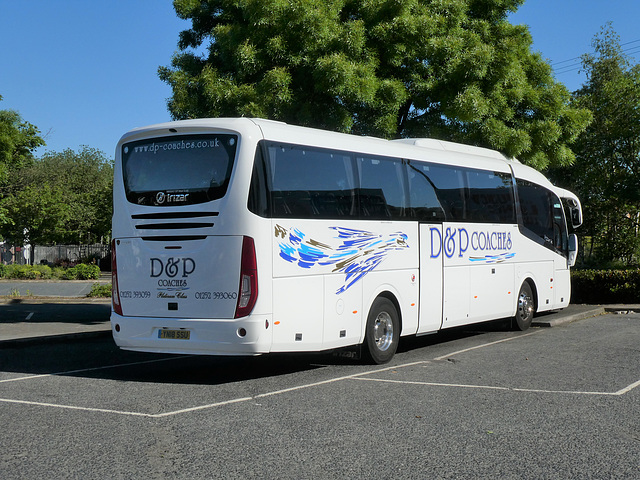 D & P Coaches YN18 SSU at Ferrybridge Service Area - 24 May 2019 (P1010911) D & P Coaches YN18 SSU at Ferrybridge Service Area - 24 May 2019 (P1010911)