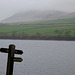 Hadfield sign at Bottoms Reservoir