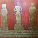 faringdon church, berks,brass to thomas faryndon +1396, wife +1402 and daughter katherine pynchpole +1443